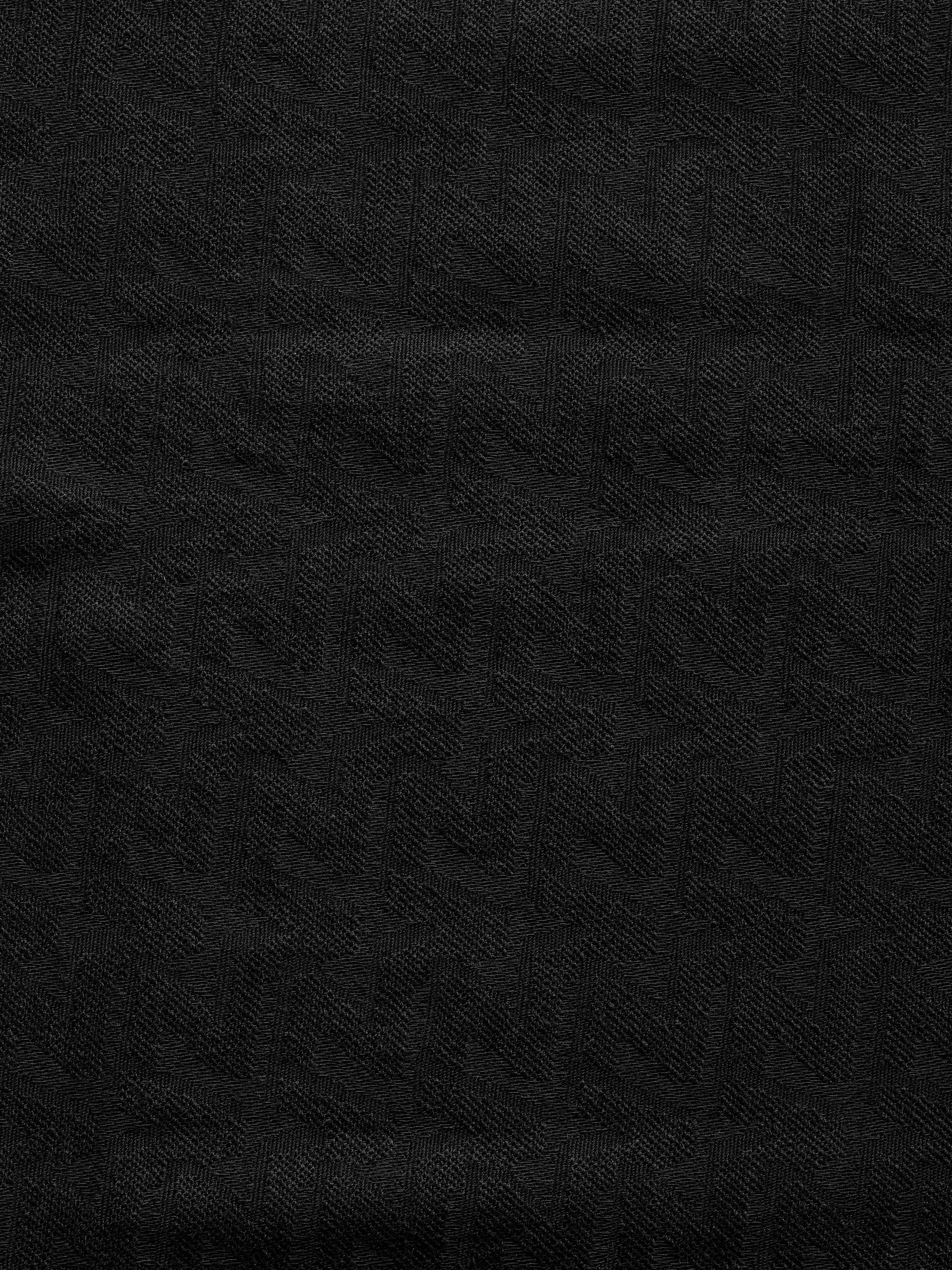 Glenn ZV Initiale Scarf 135 - Women’s large black scarf